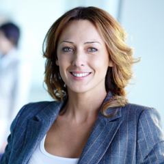 Businesswoman smiling Businesswoman smiling