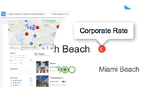 Laptop showing corporate rates Laptop showing corporate rates
