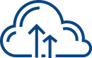 Cloud to indicate uploading