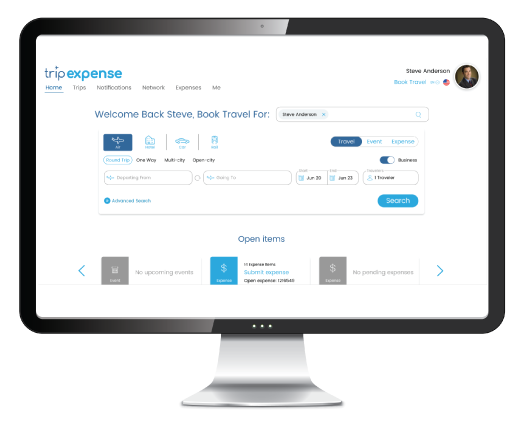 Access a simple user-interface